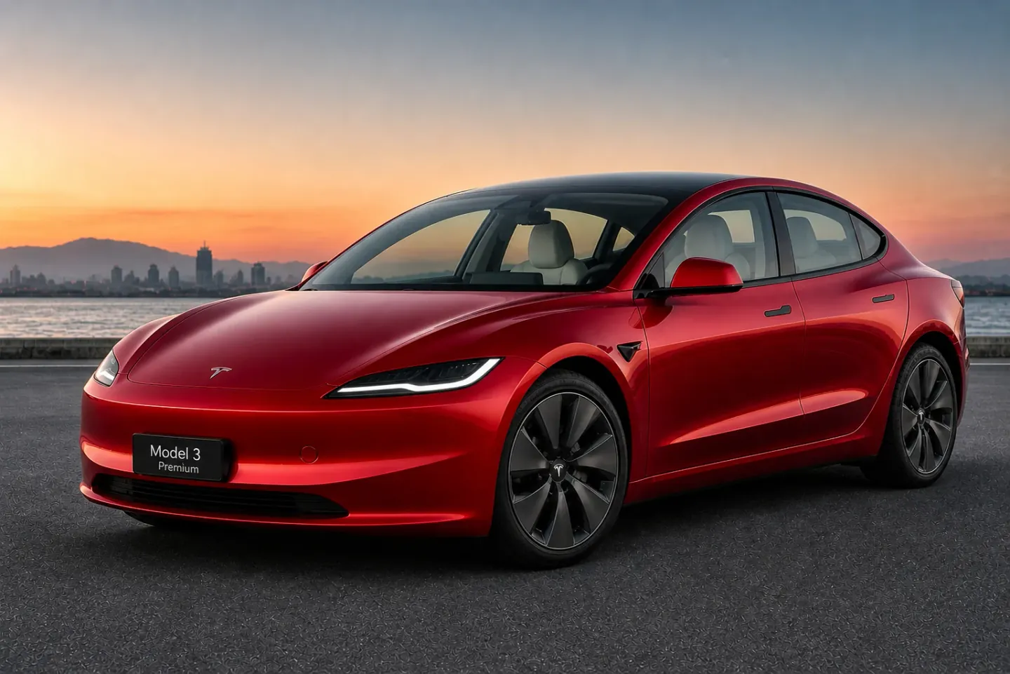 Model 3 Premium ウルトラレッド
